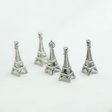 Eiffel Tower Antique Silver Charm