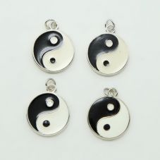 YIN YANG Antique Silver Charm