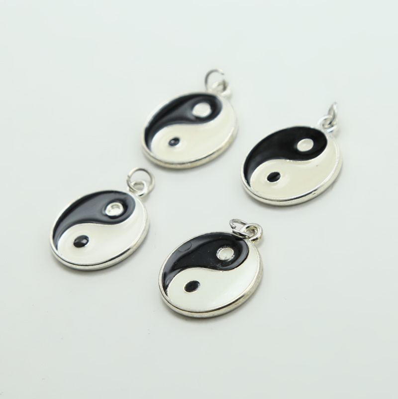 YIN YANG Antique Silver Charm