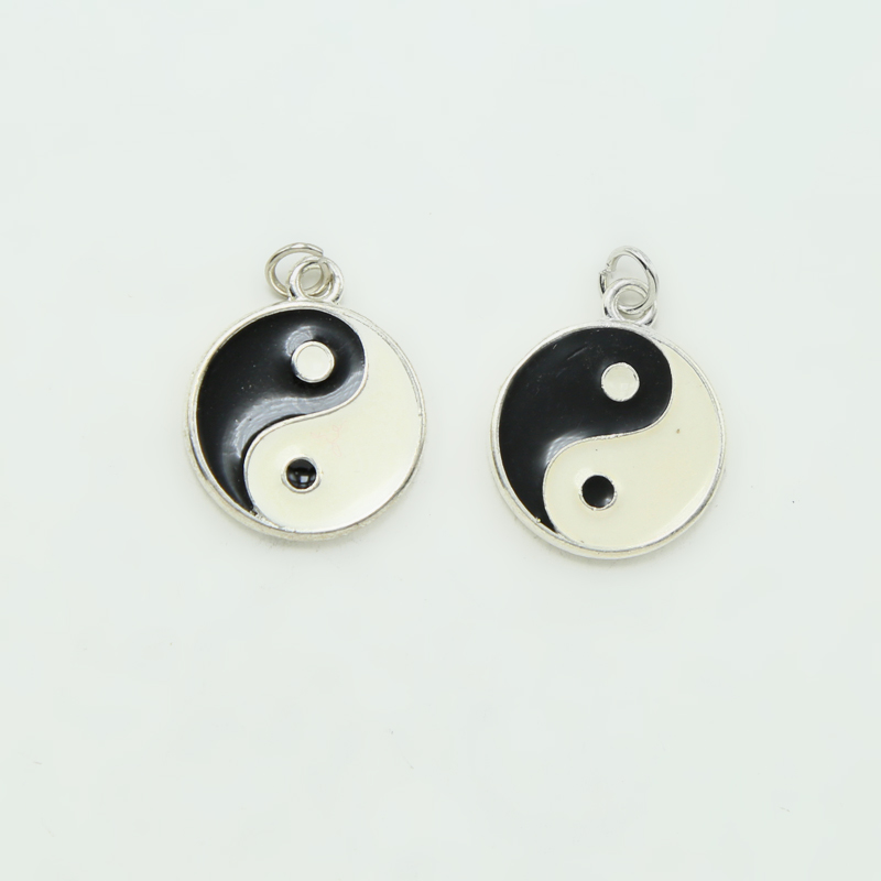 YIN YANG Antique Silver Charm