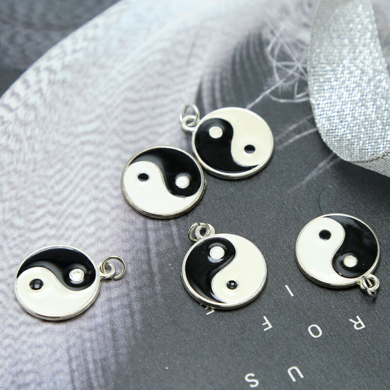 YIN YANG Antique Silver Charm