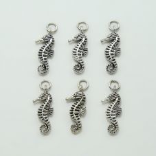 Seahorse Antique Silver Charm