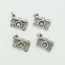 Camera Antique Silver Charm