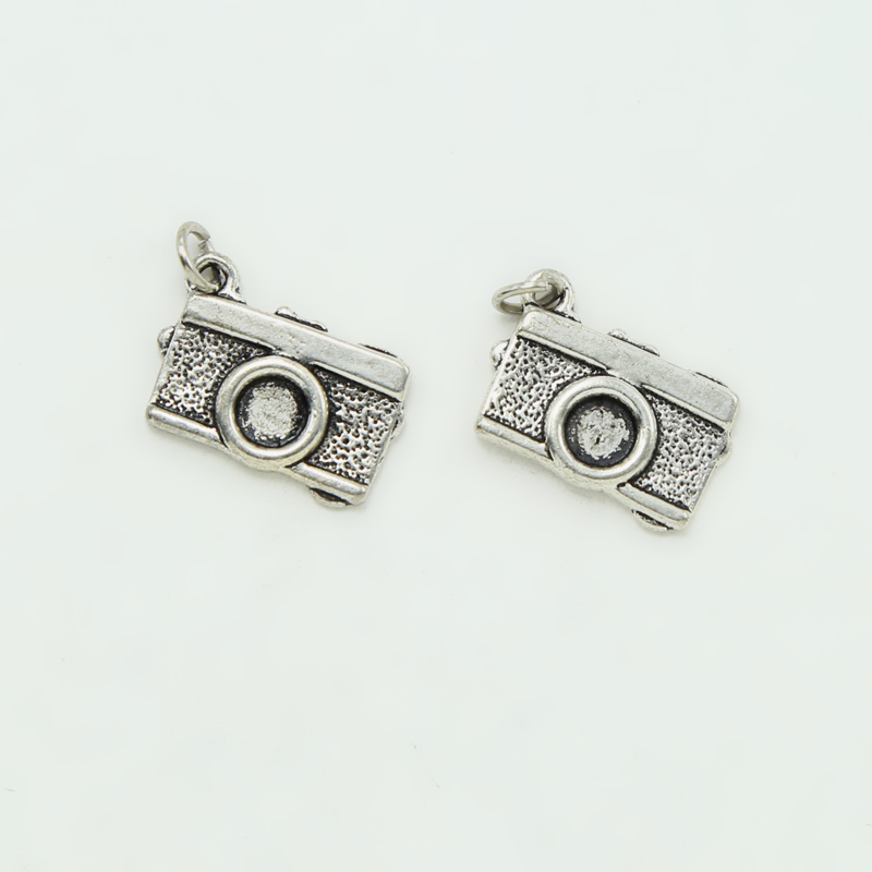 Camera Antique Silver Charm