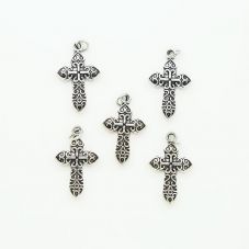 Celtic Cross Antique Silver Charm