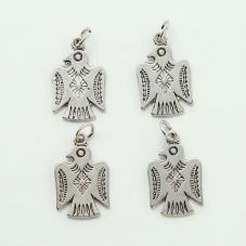 Phoenix Antique Silver Charm