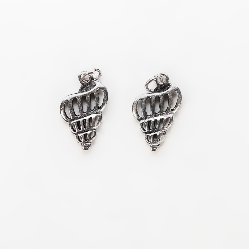 Shell Antique Silver Charm