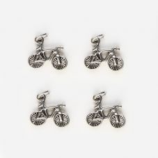 Bicycle Antique Silver Charm