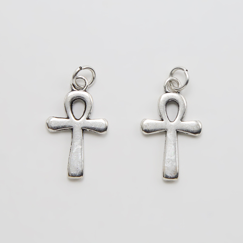 Ankh Antique Silver Charm