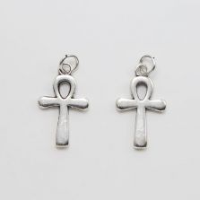 Ankh Antique Silver Charm