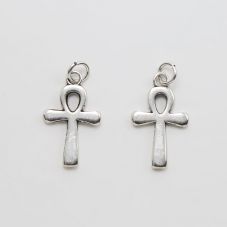 Ankh Antique Silver Charm