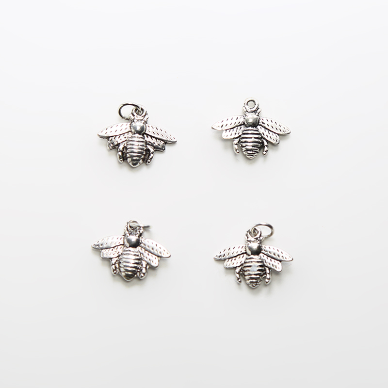 Bee Antique Silver Charm