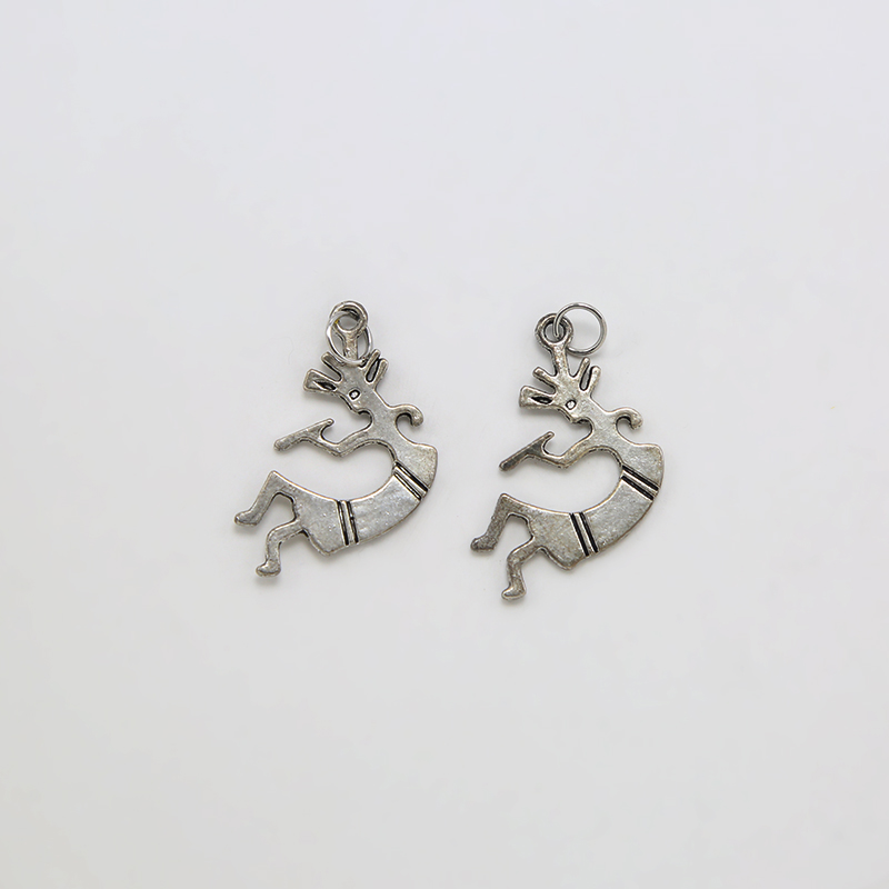 Kokopelli Antique Silver Charm