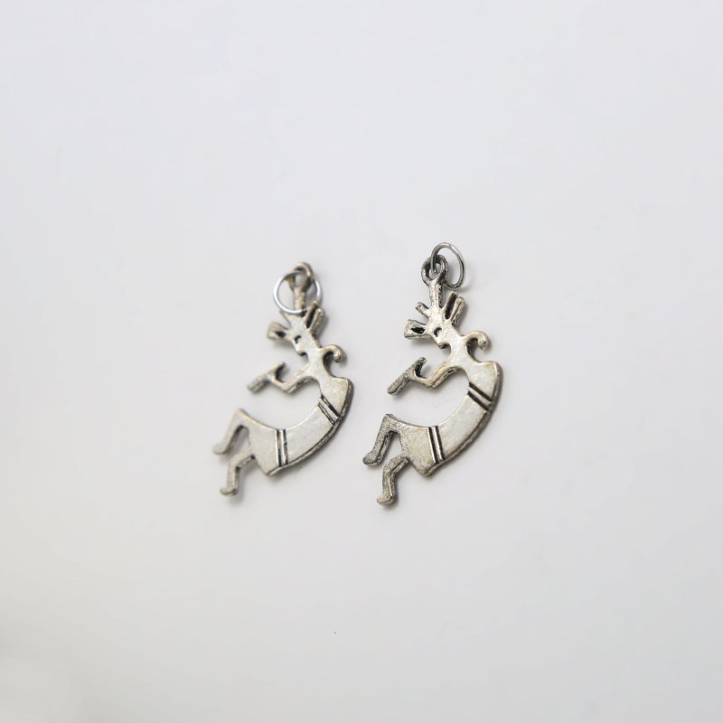 Kokopelli Antique Silver Charm