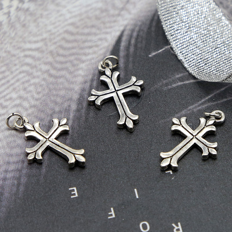 Cross Antique Silver Charm