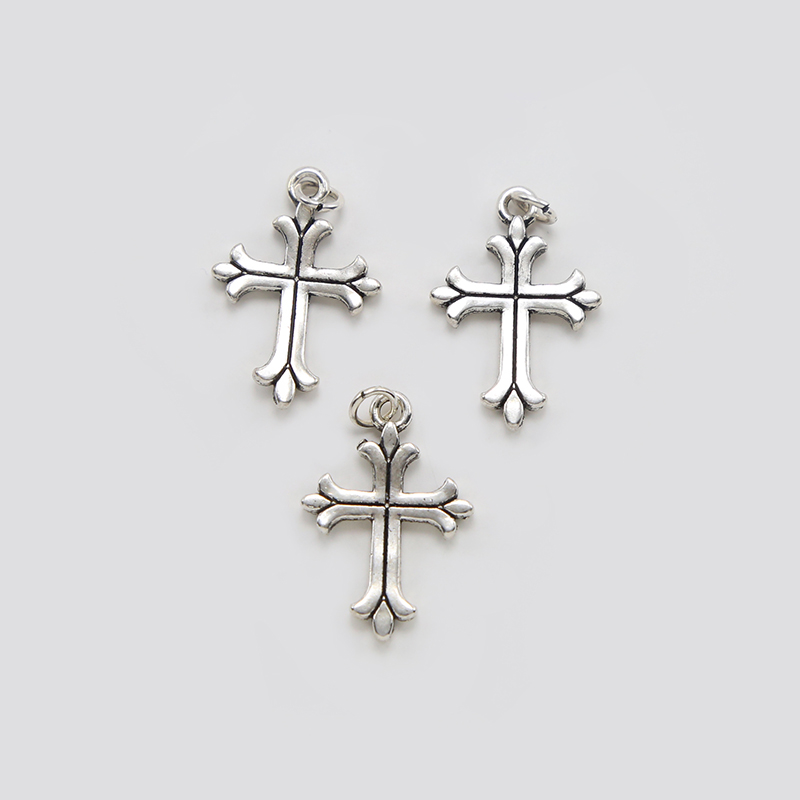 Cross Antique Silver Charm