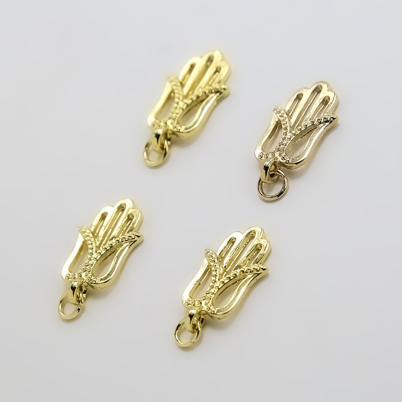 Palm 14K Real Gold Plated Charm