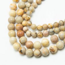 White Howlite Round Beads