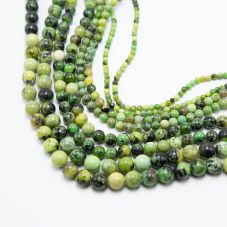 Chrysoprase Round Beads