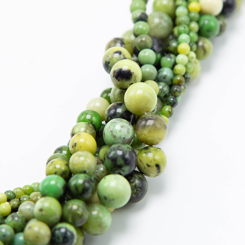 Chrysoprase Round Beads