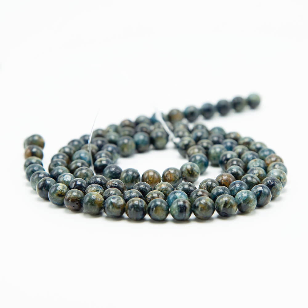 Blue Phlogopite Round Beads