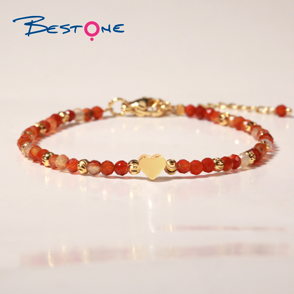 New Design 3.5mm Faceted Gemstone Jewelry Copper Plated Real Gold Beads Freshwater Pearl Adjustable Custom Bracelet for Women