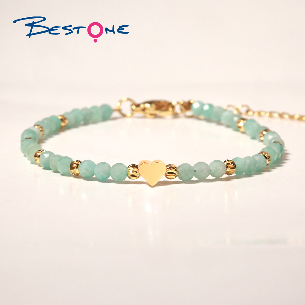 New Design 3.5mm Faceted Gemstone Jewelry Copper Plated Real Gold Beads Freshwater Pearl Adjustable Custom Bracelet for Women