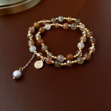 Vintage Crystal Stone Beads Baroque Pearl Bracelets Chinese Style Portrait Pendant Bracelet Bangle Vintage Crystal Stone Beads Baroque Pearl Bracelets Chinese Style Portrait Pendant Bracelet Bangle
