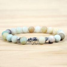 Trendy Best-selling Natural Stone Beaded Bracelet Featuring an Adorable Elephant Charm Trendy Best-selling Natural Stone Beaded Bracelet Featuring an Adorable Elephant Charm