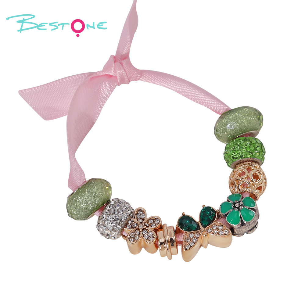 Large Hole Beads - Resin & Alloy Charm Beads Set - Purple/Light Green/Rainbow Mixed