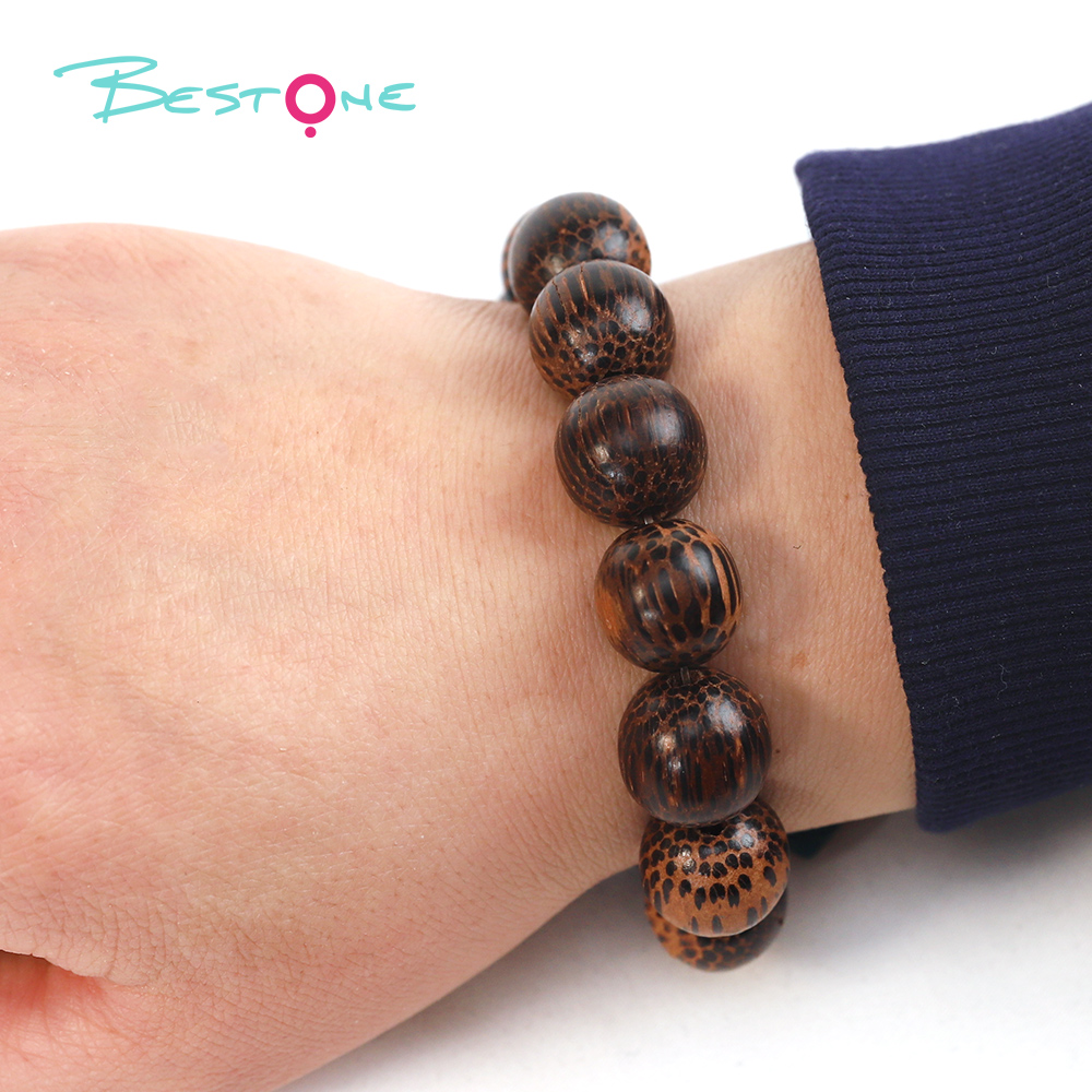Bestone Low Price Stock Wholesale DIY Accessories Chestnut Brown Mixed Special Shaped Wooden Beads Sets