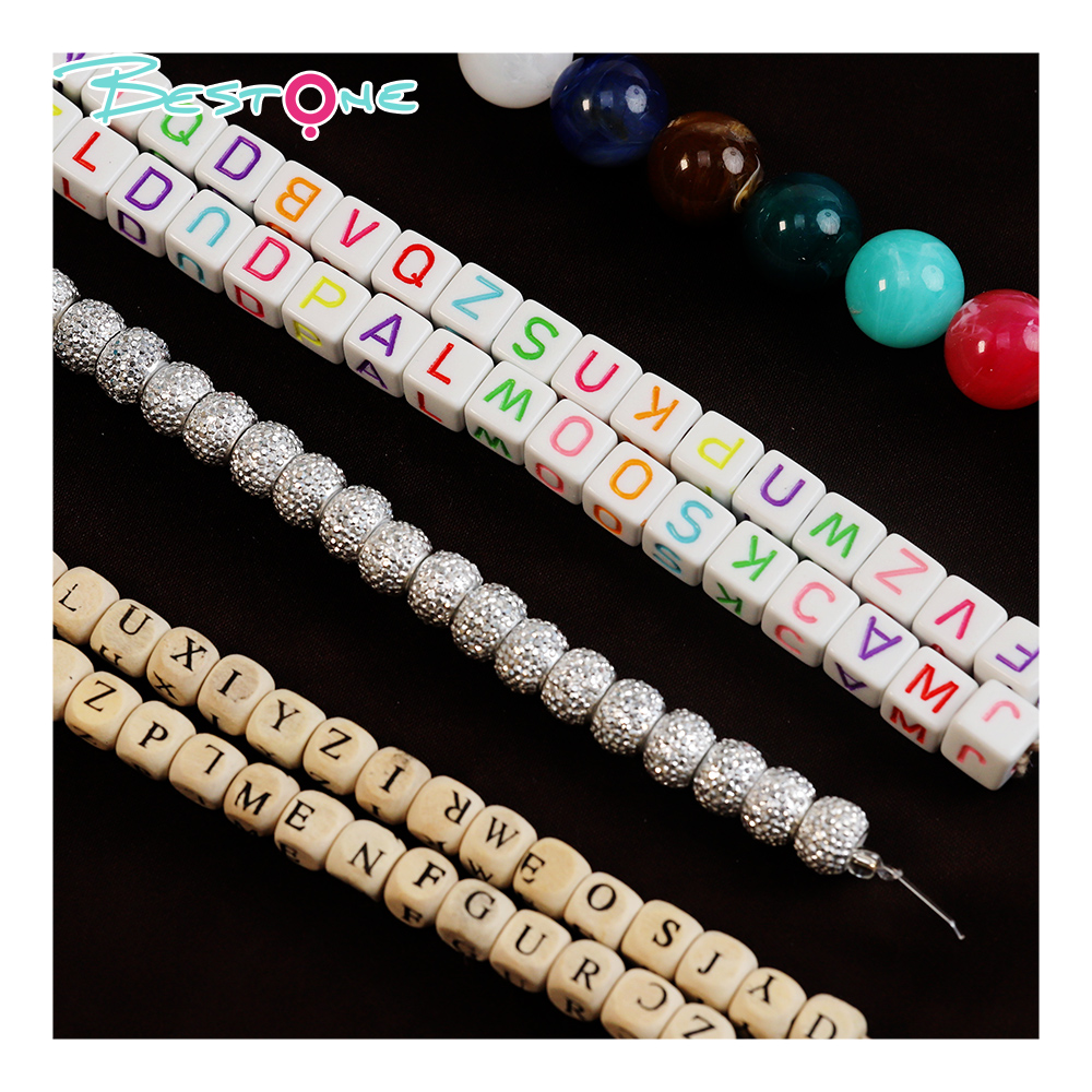 Bestone DIY Alphabet Bead String Set