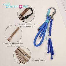 Hand-knitted Long Knot Tassel Pendant