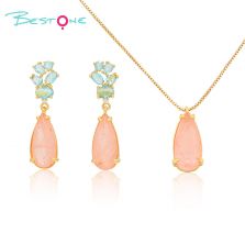 Fusion Art Glass Jewelry Set – Earrings & Necklace