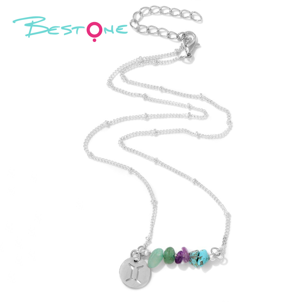 Zodiac Spirit Crushed Stone Necklace – 41cm
