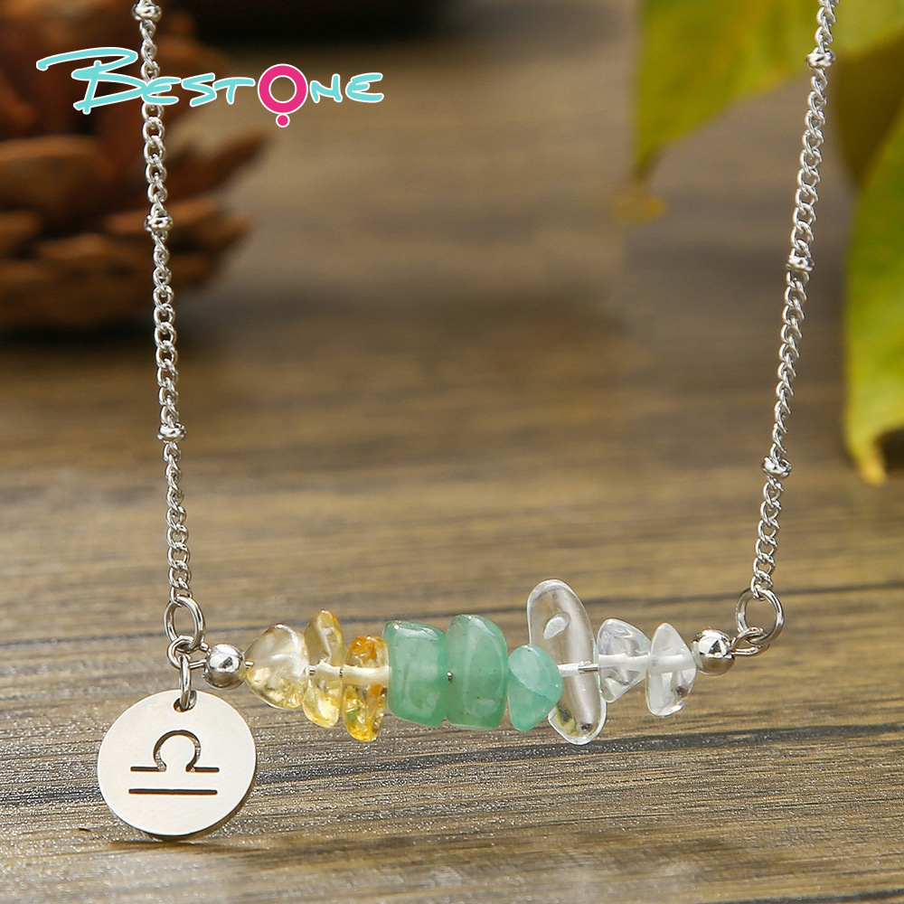 Zodiac Spirit Crushed Stone Necklace – 41cm