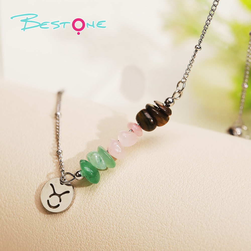 Zodiac Spirit Crushed Stone Necklace – 41cm