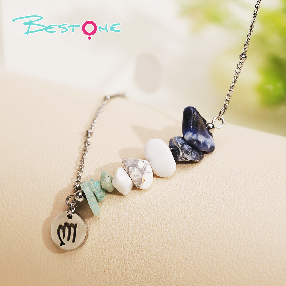 Zodiac Spirit Crushed Stone Necklace – 41cm