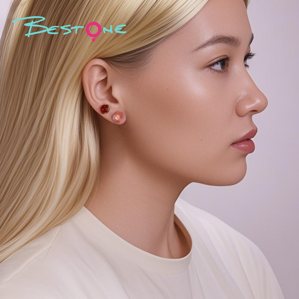 Elemental Raw Stone Drop Earrings – Wire-Wrapped Beads + Irregular Gem
