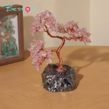 Gemstone Trees on Terahertz Stone Base – 13×7cm & 20×9cm