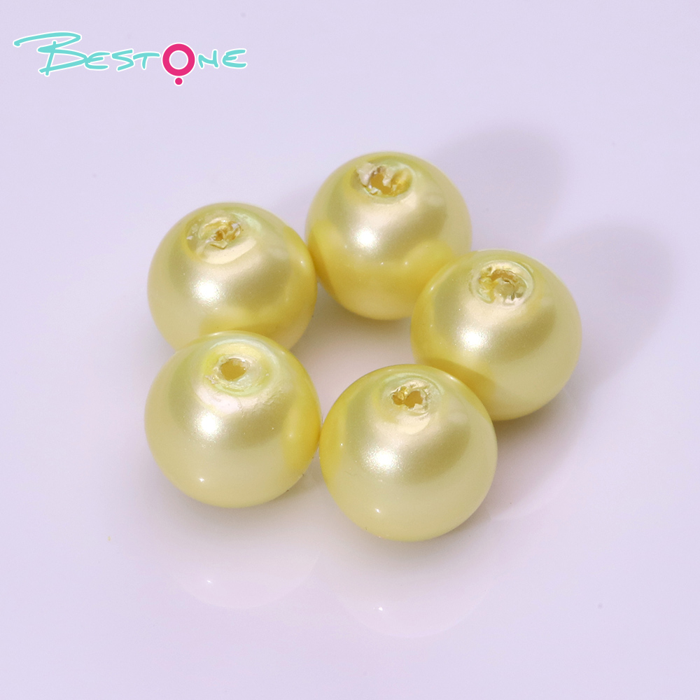 6 mm Mixed‑Color Drilled Plastic Beads