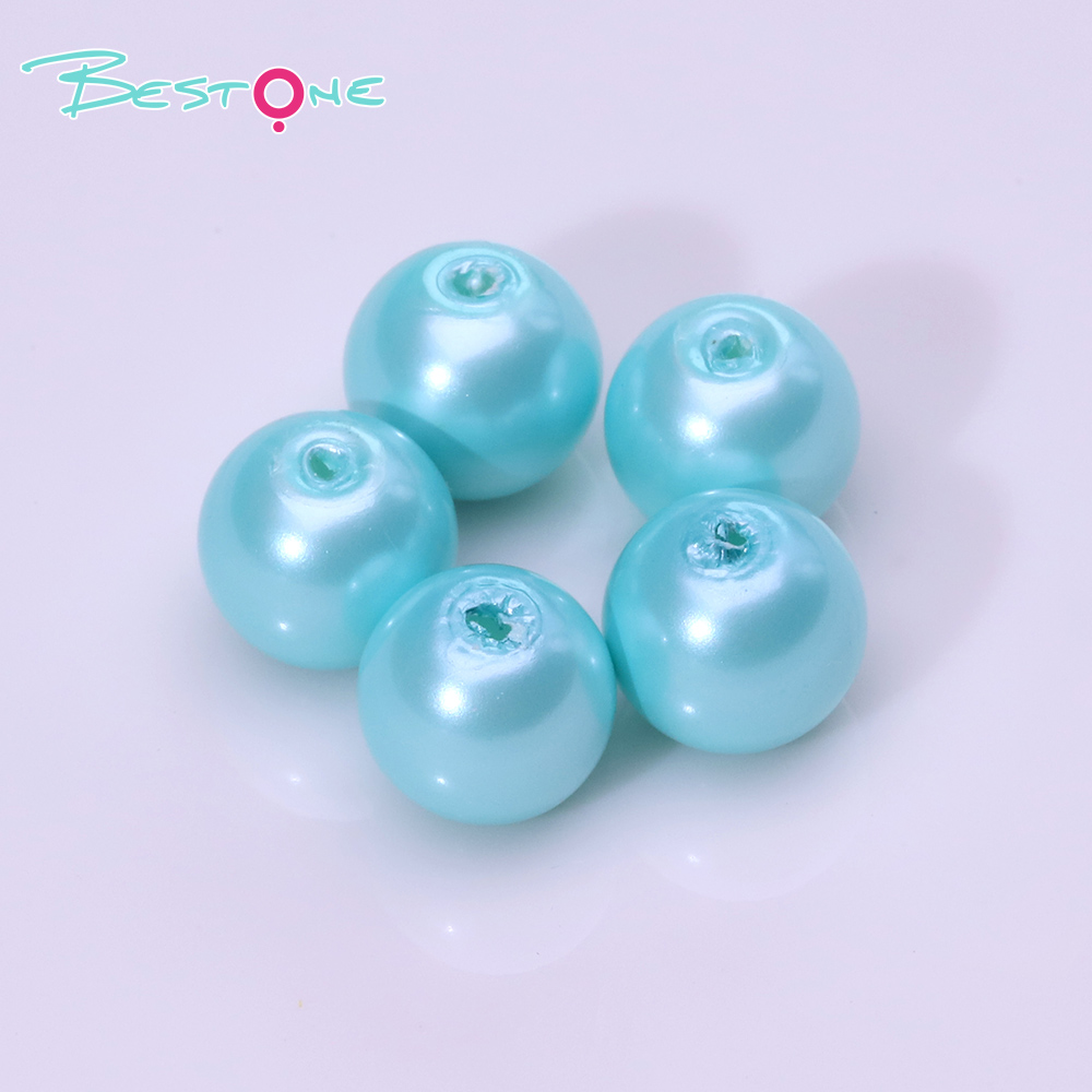 6 mm Mixed‑Color Drilled Plastic Beads