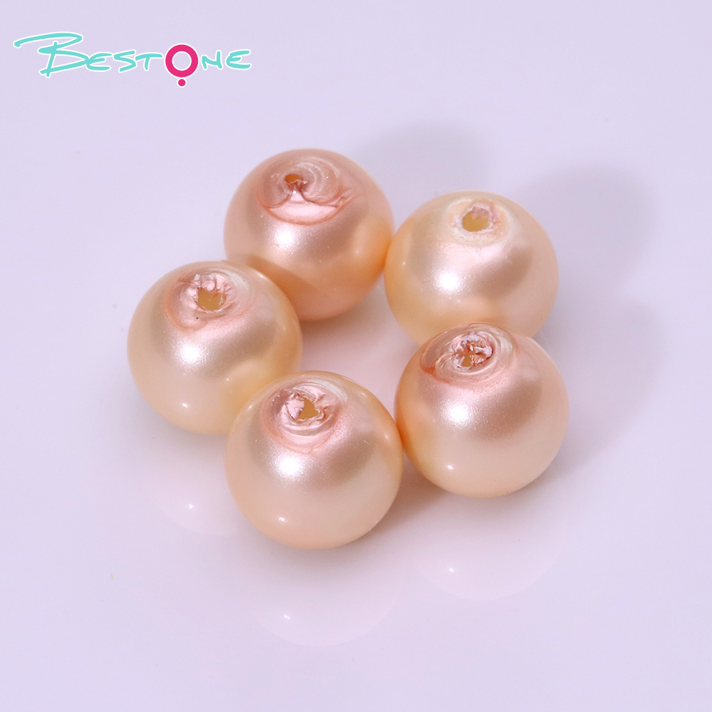 6 mm Mixed‑Color Drilled Plastic Beads