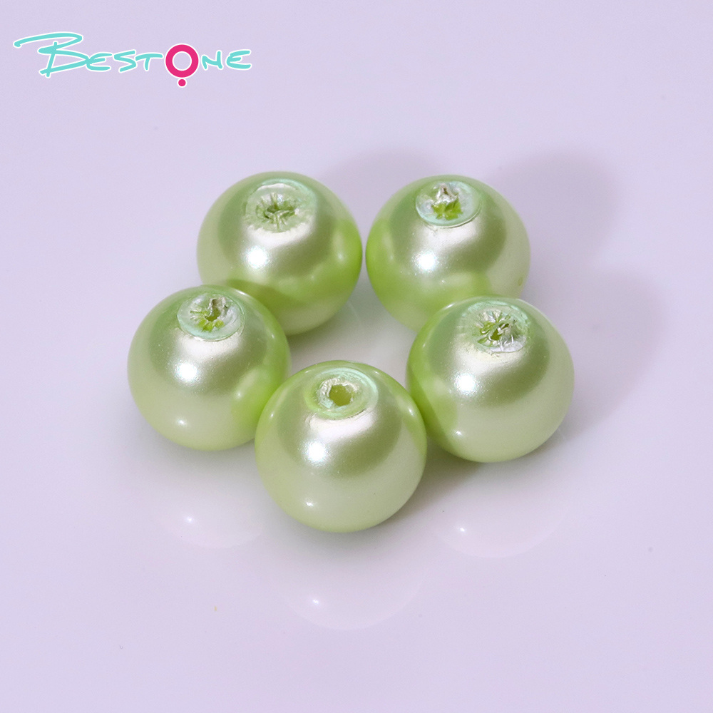 6 mm Mixed‑Color Drilled Plastic Beads