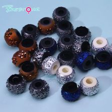 Resin Imitation Mineral Irregular‑Shape Beads, 10×15 mm