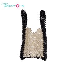 Colorblock Small Daisy Pearl Handwoven Beaded Handbag – 24×6×14cm Colorblock Small Daisy Pearl Handwoven Beaded Handbag – 24×6×14cm