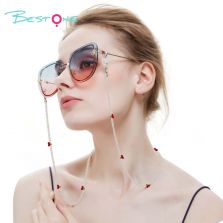 Cherry Beaded Eyeglass Chain – Handcrafted Acrylic – 70cm – Color Variants Available