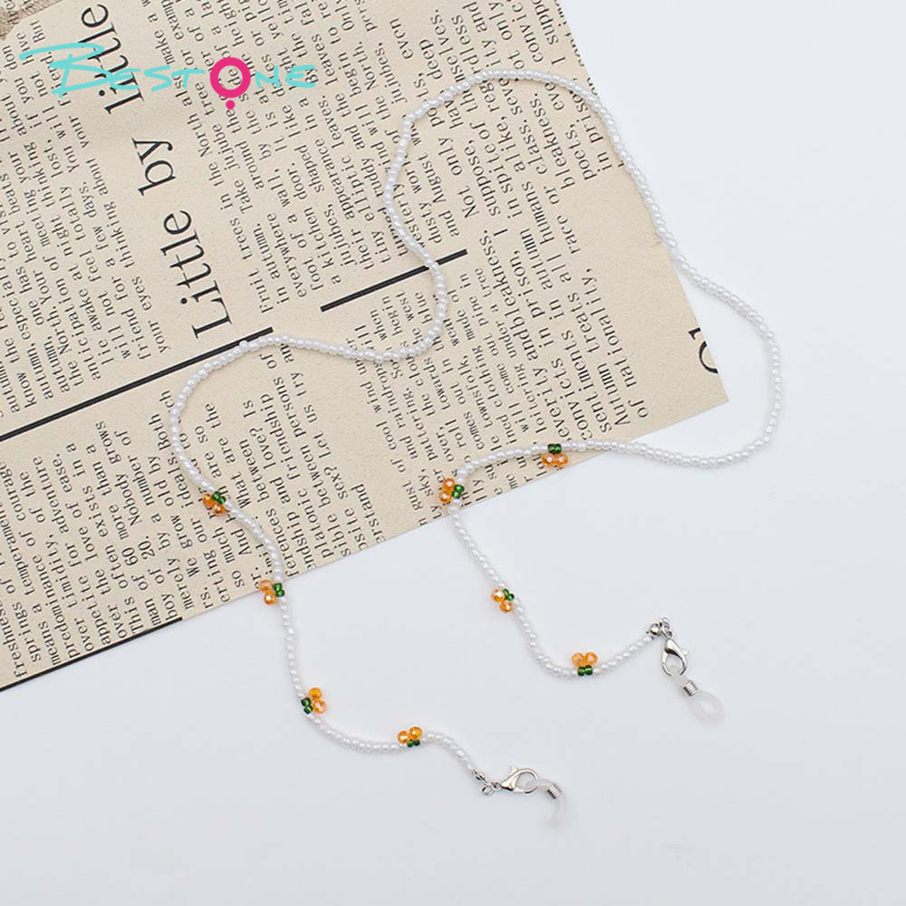 Cherry Beaded Eyeglass Chain – Handcrafted Acrylic – 70cm – Color Variants Available