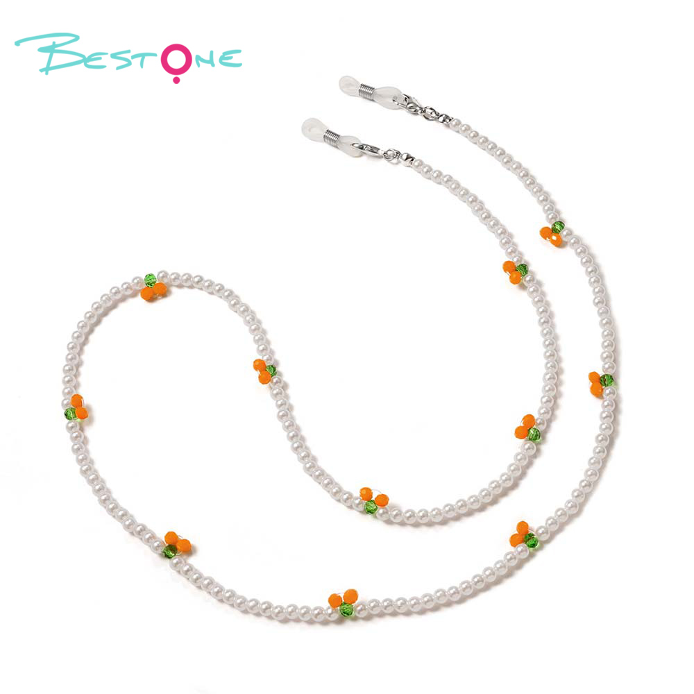 Cherry Beaded Eyeglass Chain – Handcrafted Acrylic – 70cm – Color Variants Available