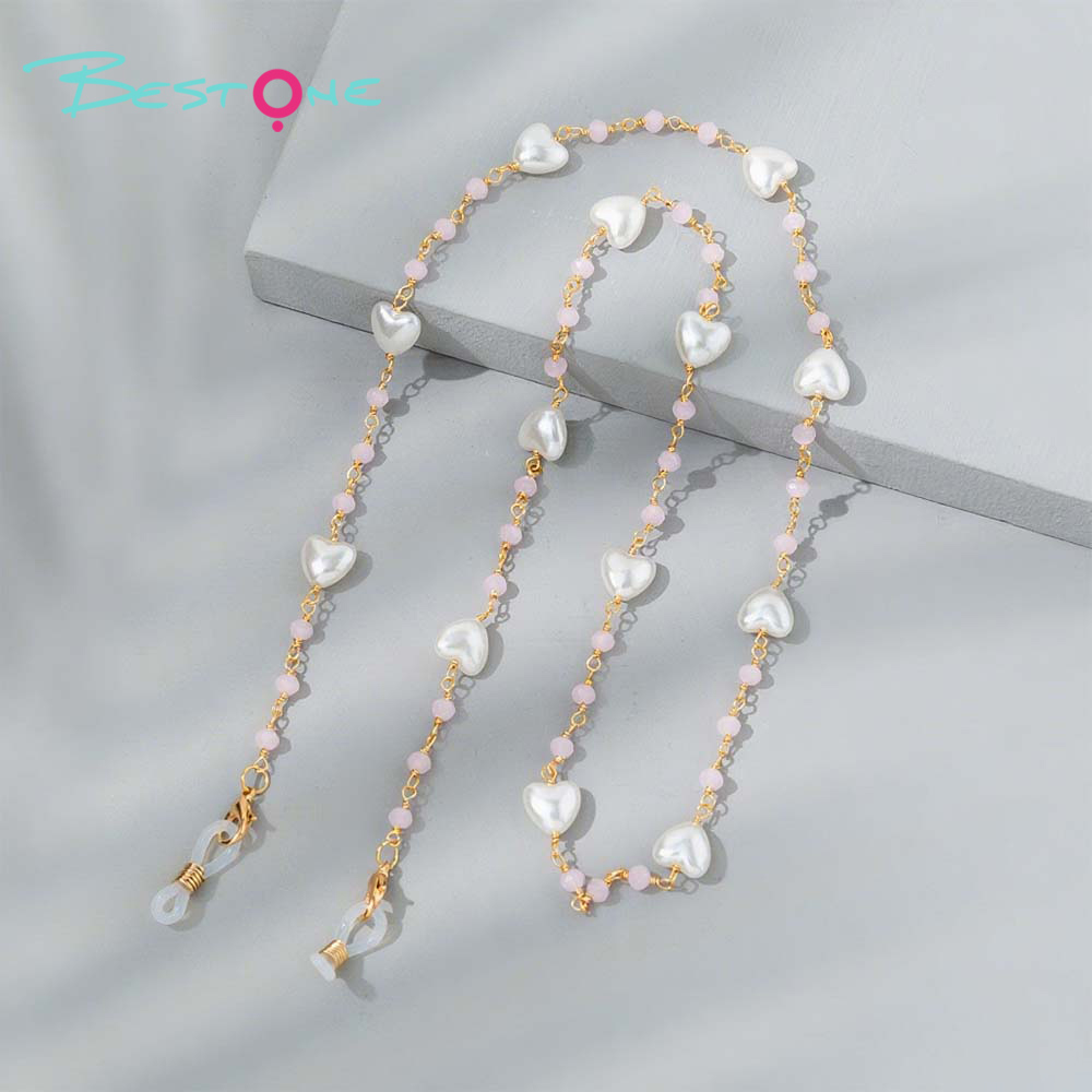 Multifunctional Beaded Chain – Crystal Glass + Acrylic + CCB – 72cm – Assorted Colors